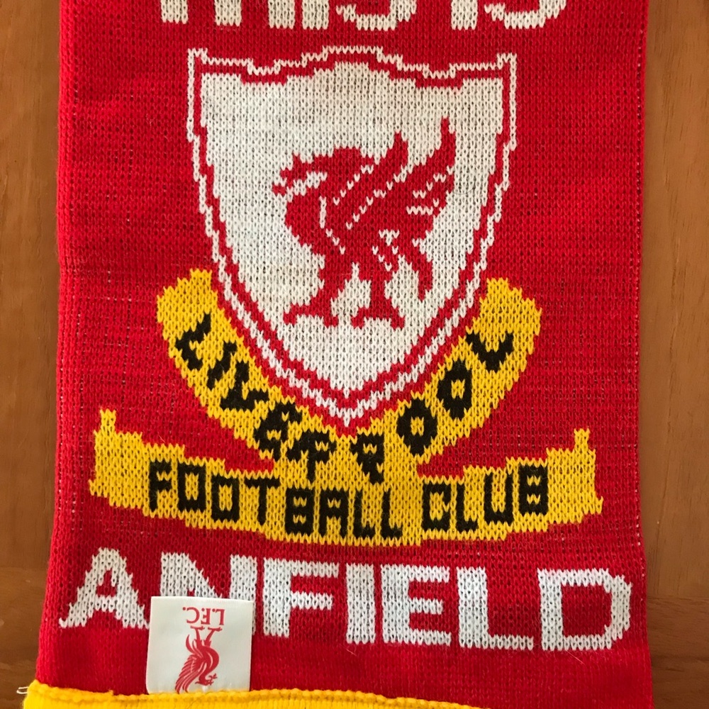 Liverpool FC 'This Is Anfield' Red & Yellow Scarf - Picture 2 of 11